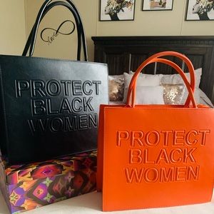 •Protect Black Women•Statement Tote